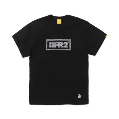 FR2 Rhinestone #Fr2 Box Logo T-Shirt "Black"