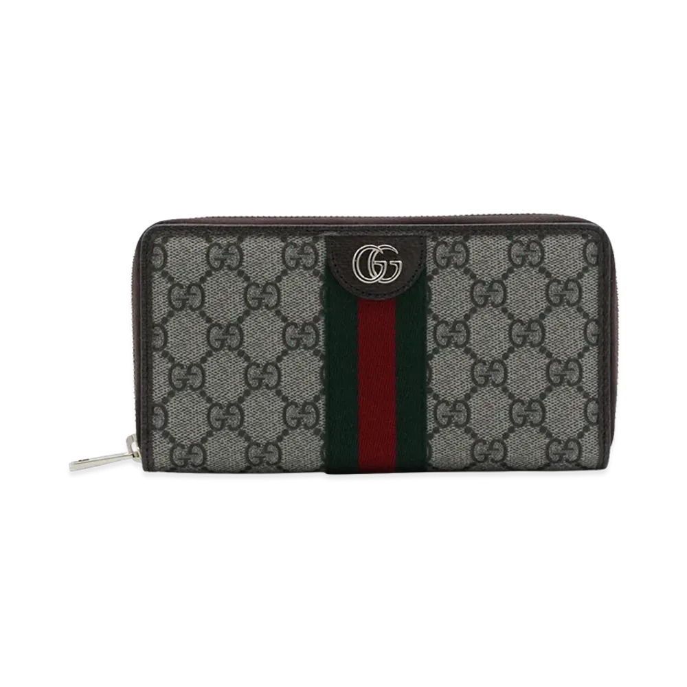GUCCI Women's GG Supreme Fabric Ophidia Wallet "Printed"