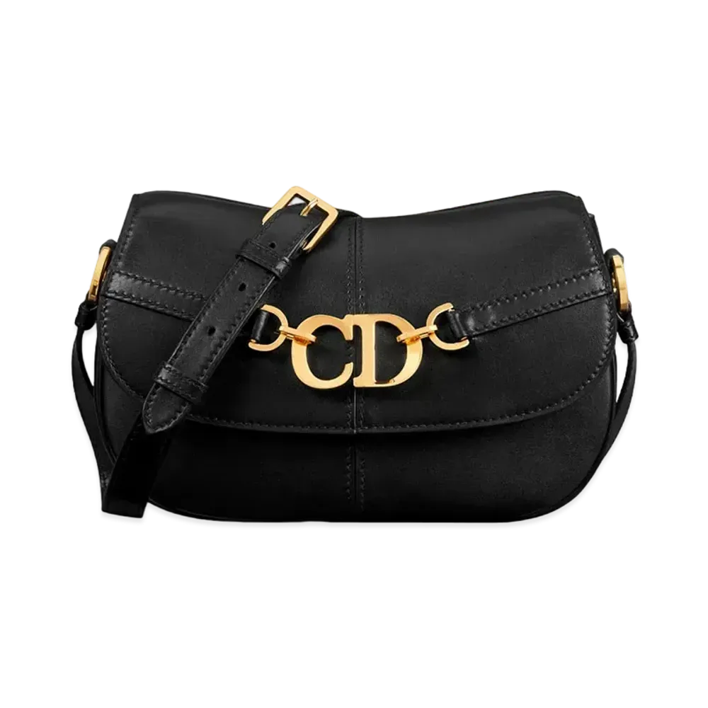 Dior Small CD Besace Bag Calfskin "Black"