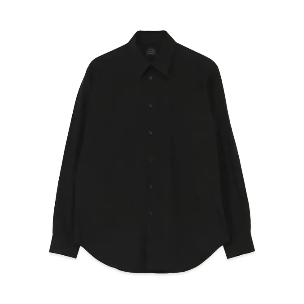 Yohji Yamamoto Pour Homme COSTUME D'HOMME SUITS BROAD REGULAR SHIRT "Black"