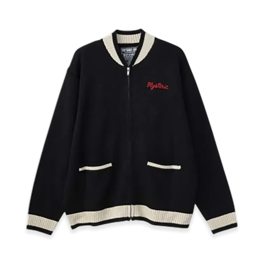 HYSTERIC GLAMOUR Bored Michigan Embroidery Jumper "Black"