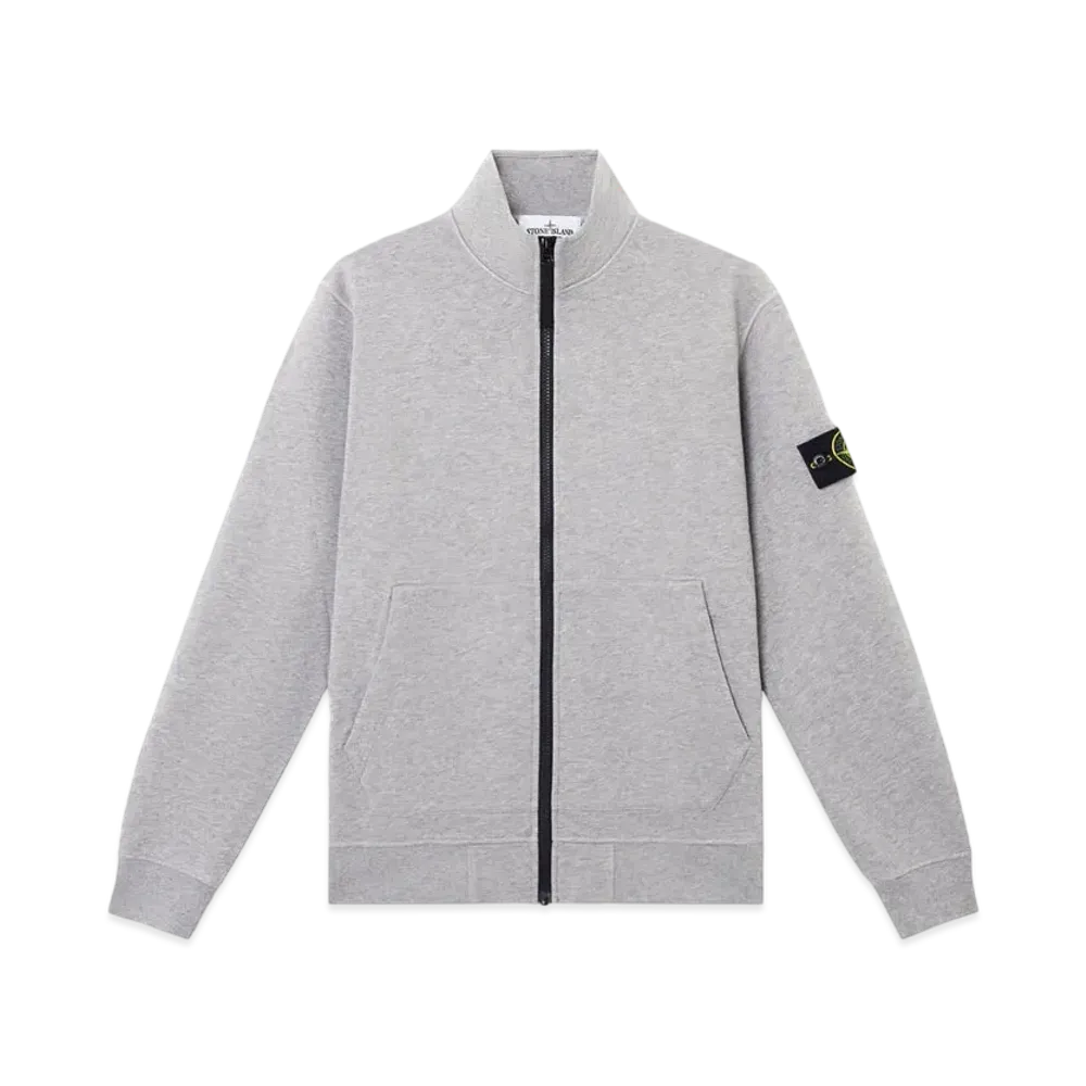 Stone Island 6100643 Organic Cotton Fleece "Dust Grey Melange"