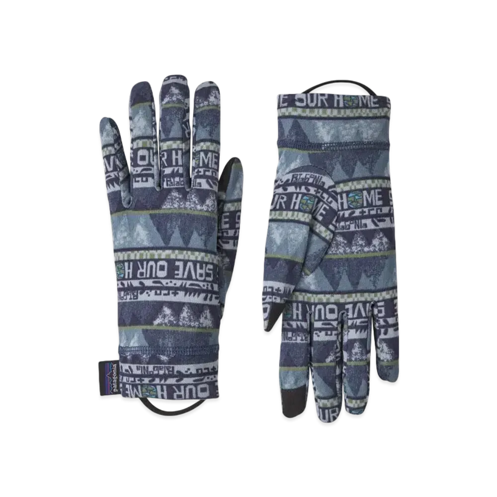 Patagonia Men's Cap Midweight Liner Glove "Multi"