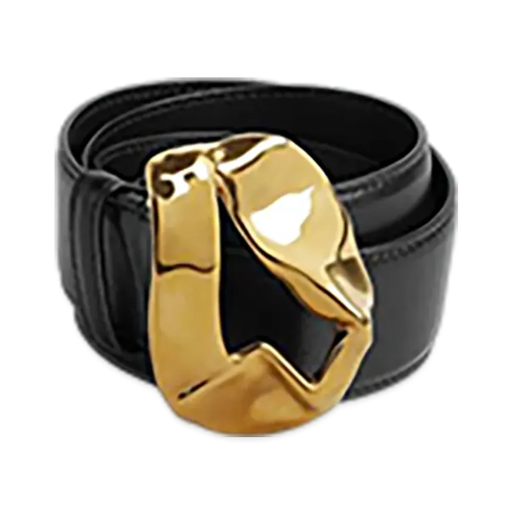 Bottega Veneta Abstract Belt "Black"
