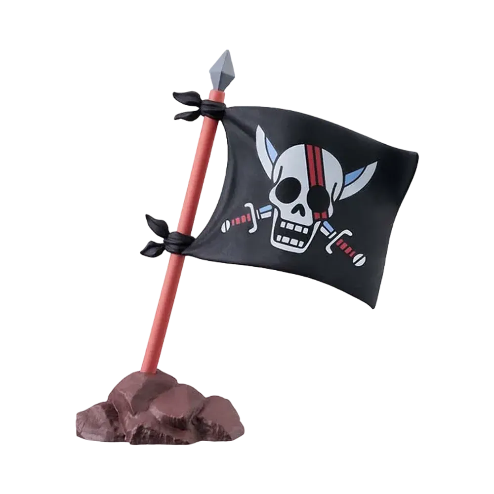 BANPRESTO "World Coletable Figure" -ONE PIECE- -Elbaf- Red Hair Pirates Flag