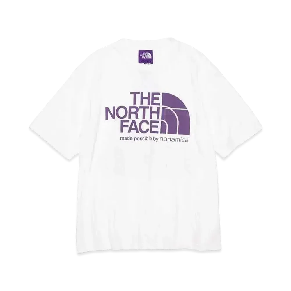 PALACE THE NORTH FACE PURPLE LABEL H/S Logo Tee "White"