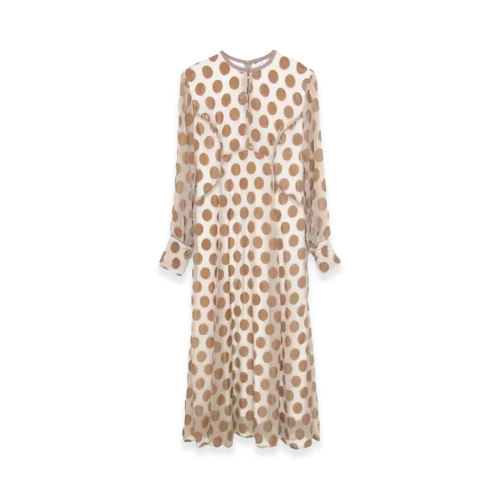 CLANE Women's Big Dot Opal Onepiece "Beige"