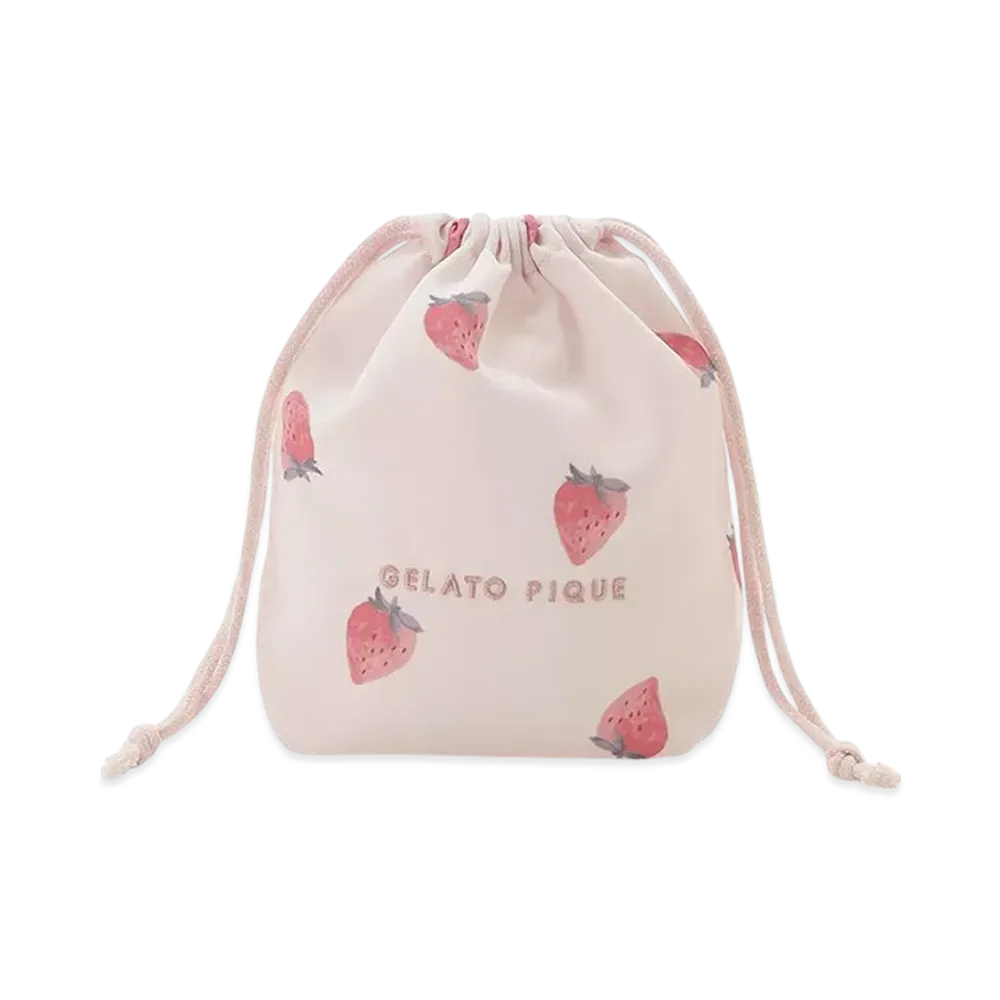 GELATO PIQUE Kids Drawstring Bag S "Pink"