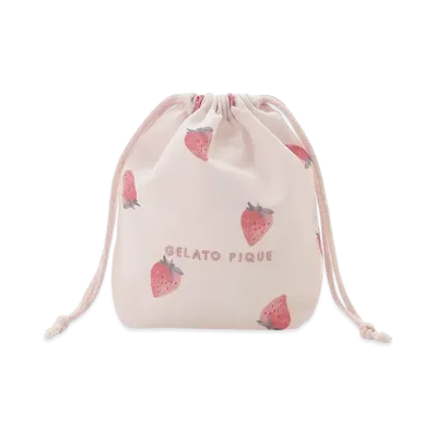 GELATO PIQUE Kids Drawstring Bag S "Pink"
