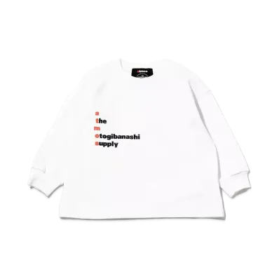 atmos x THE OTOGIBANASHI SUPPLY L/S Kids Tee "White"