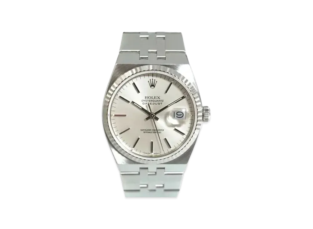 ROLEX Datejust Oyster Quartz "Stainless Steel/White Gold/Silver" 17014