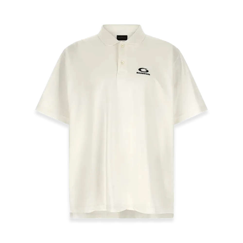 BALENCIAGA 'laurel Classic' Polo Shirt "White"