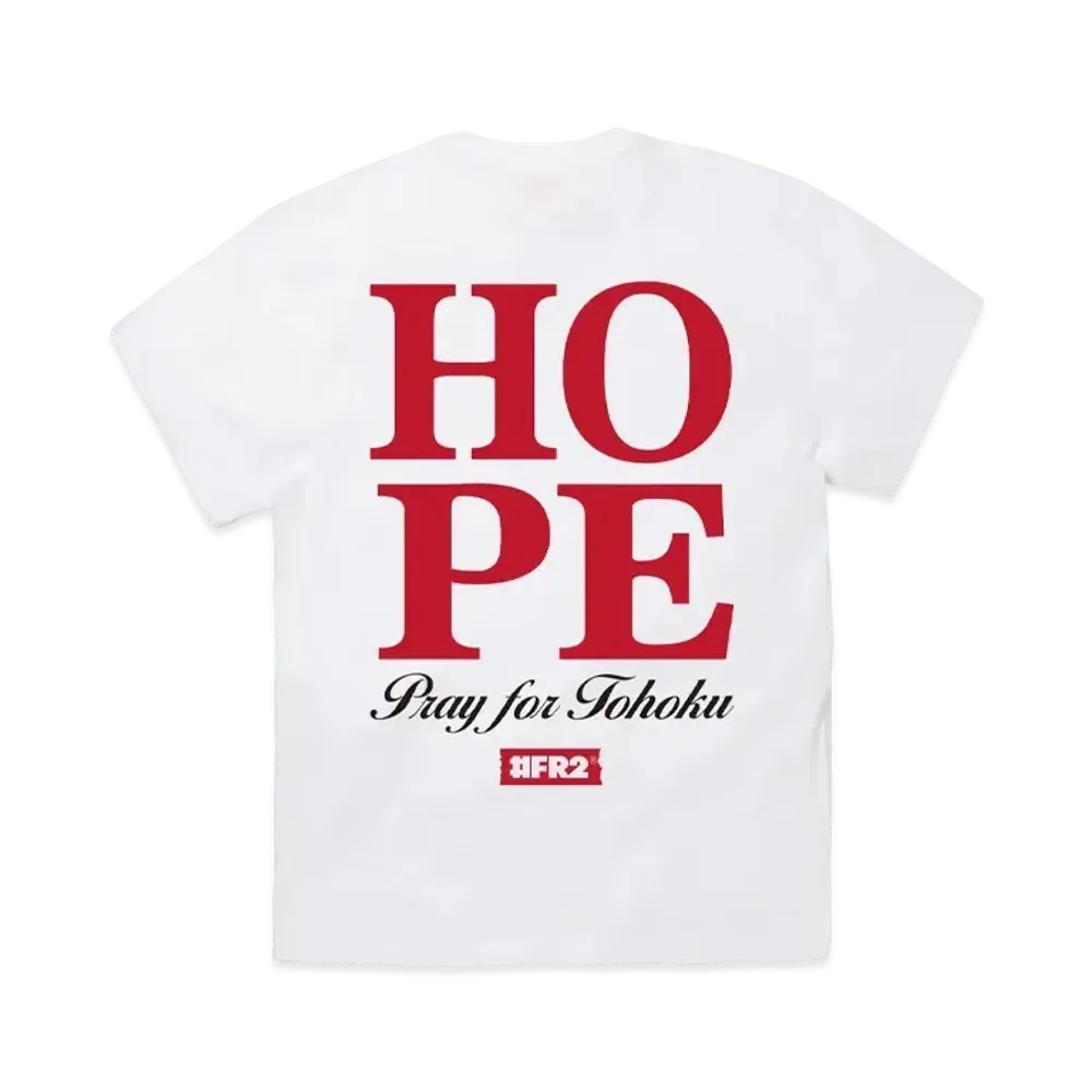 FR2 Pray for Tohoku T-shirt "White"