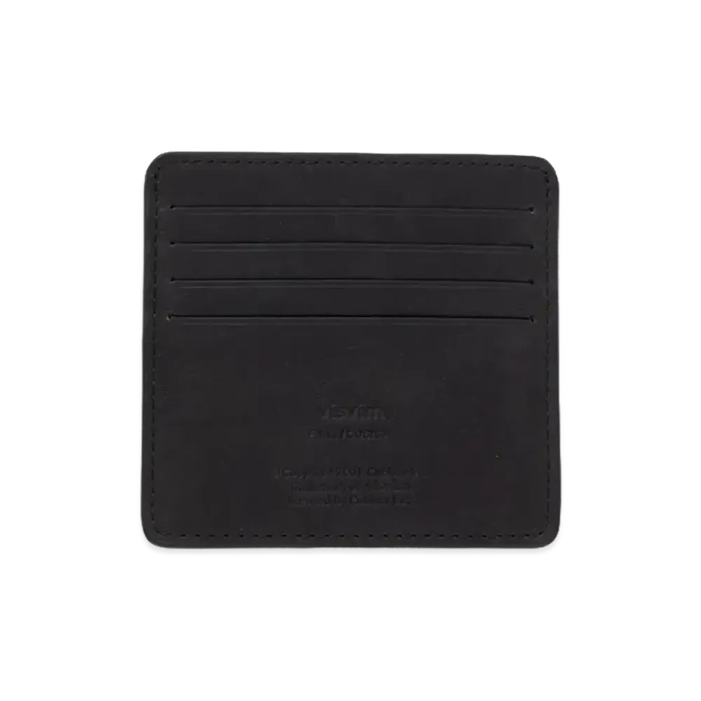 visvim Leather Card Case "Black"