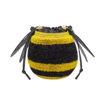 LOEWE Bee Basket "Yellow/Black"