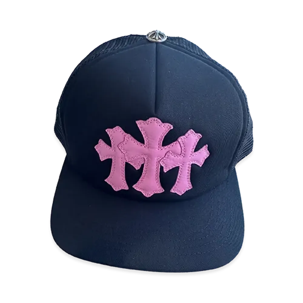 Chrome Hearts Trucker Cap "Black/Pink"