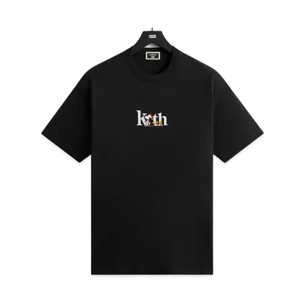 Kith x Peanuts Serif Tee "Black"