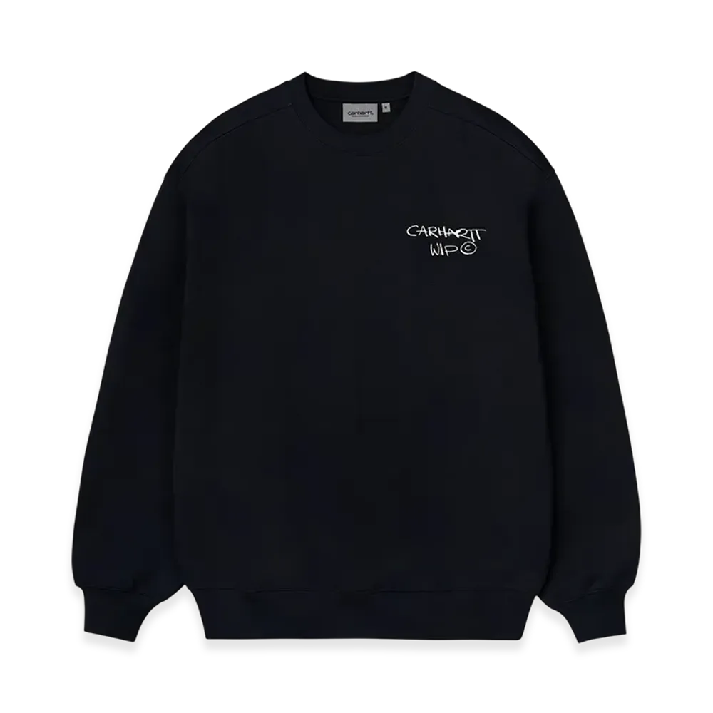 Carhartt WIP Crush Heart Sweat "Navy"
