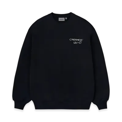 Carhartt WIP Crush Heart Sweat "Navy"