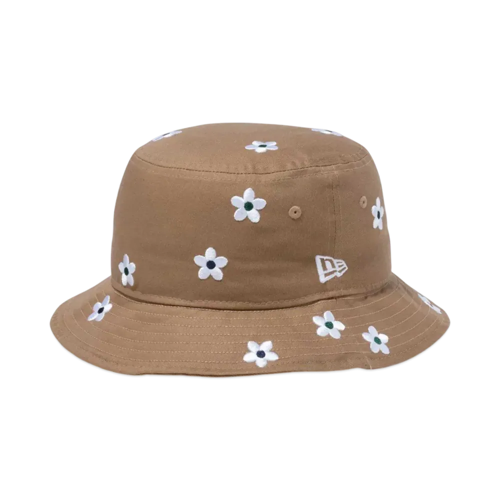 NEW ERA Bucket 01 Flower Embroidery "Khaki"