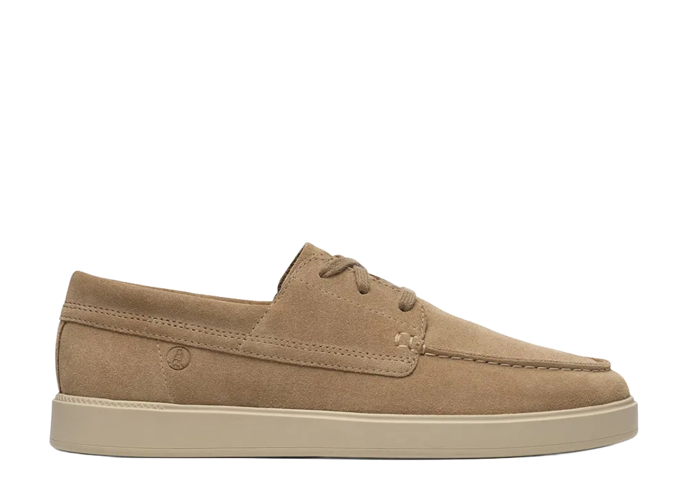Clarks Lockford Boat "Dark Sand Suede"