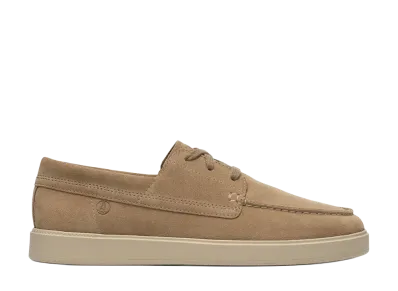 Clarks Lockford Boat "Dark Sand Suede"