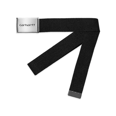 Carhartt WIP Clip Belt Chrome "Black"