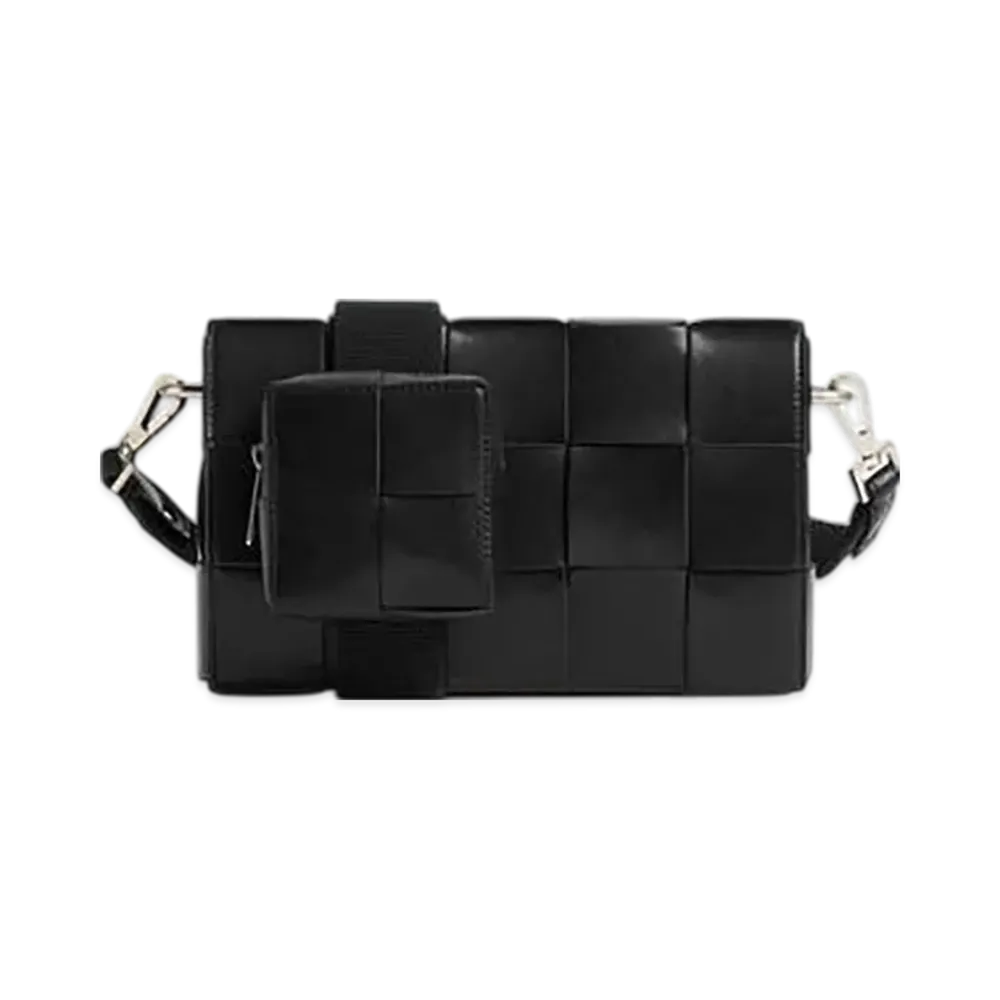 Bottega Veneta Cassette With Versatile Strap "Black"
