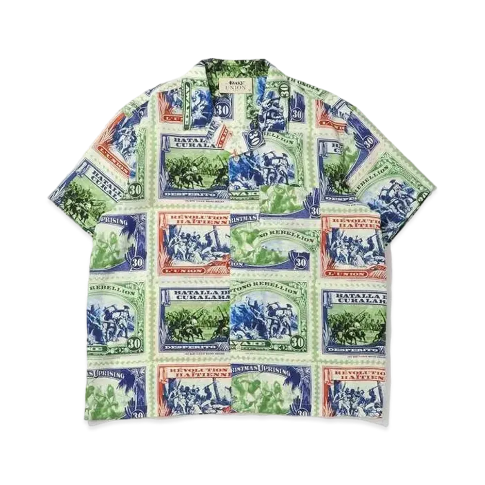 UNION x AWAKE NY Revolution Camp Collar Shirt "Multi"
