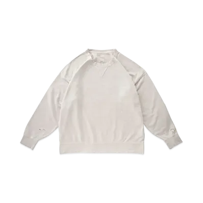 visvim AMPLUS CREW L/S CRASH "Off White"