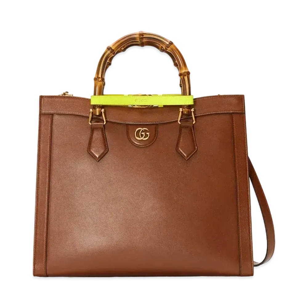 GUCCI Diana Medium Tote Bag "Brown"