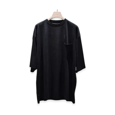 COMOLI Summer Wool S/S T-Shirt SS25 "Chacoal"