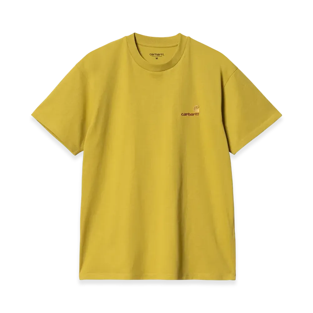 Carhartt WIP S/S American Script T-Shirt "Golden Olive"