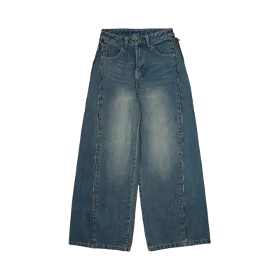 HTH side zip denim "INDIGO"
