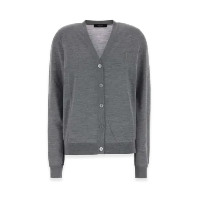 GUCCI Women's Wool Cardigan "Gray"
