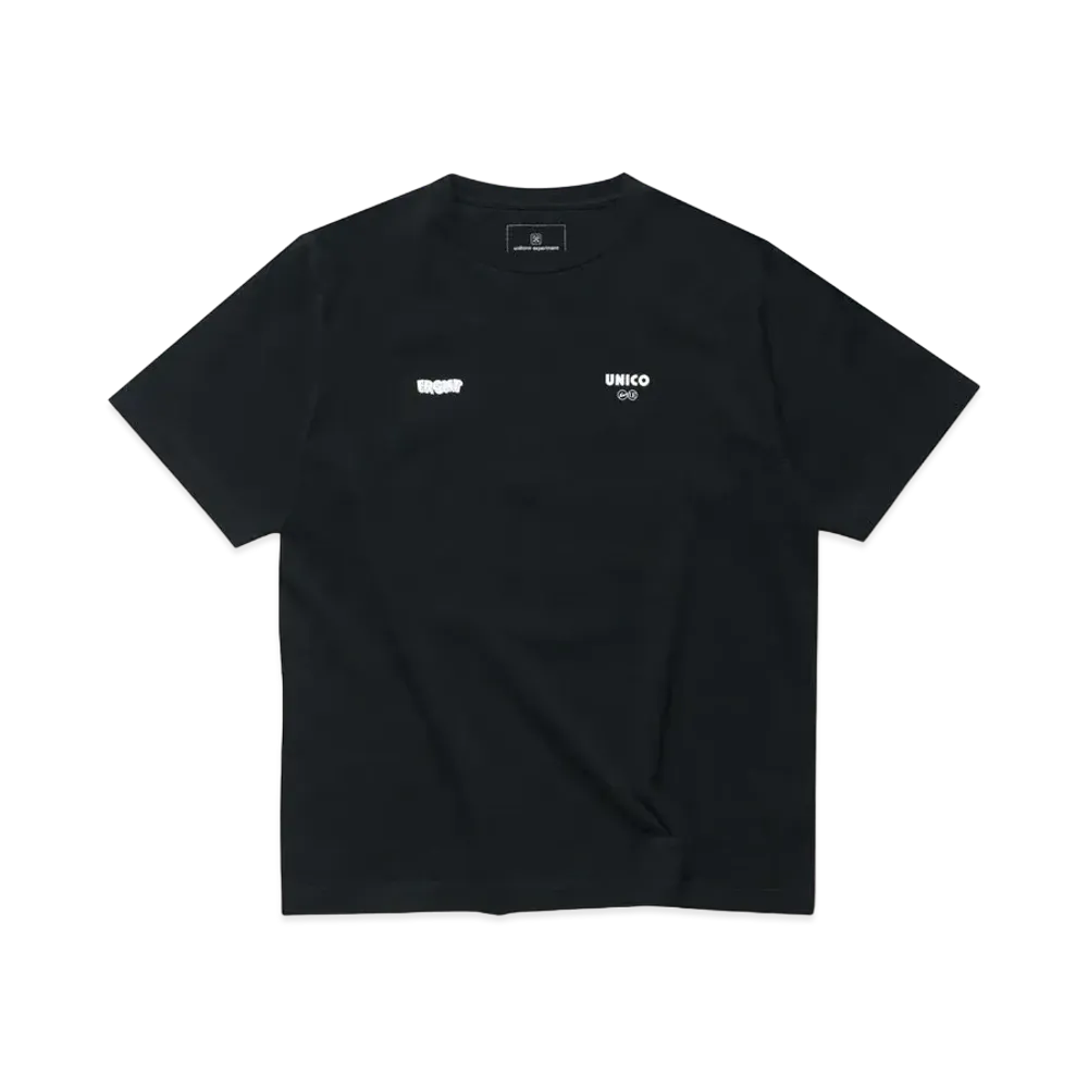 FRAGMENT x uniform experiment UNICO / WIDE TEE (BACK UNICO) "Black"