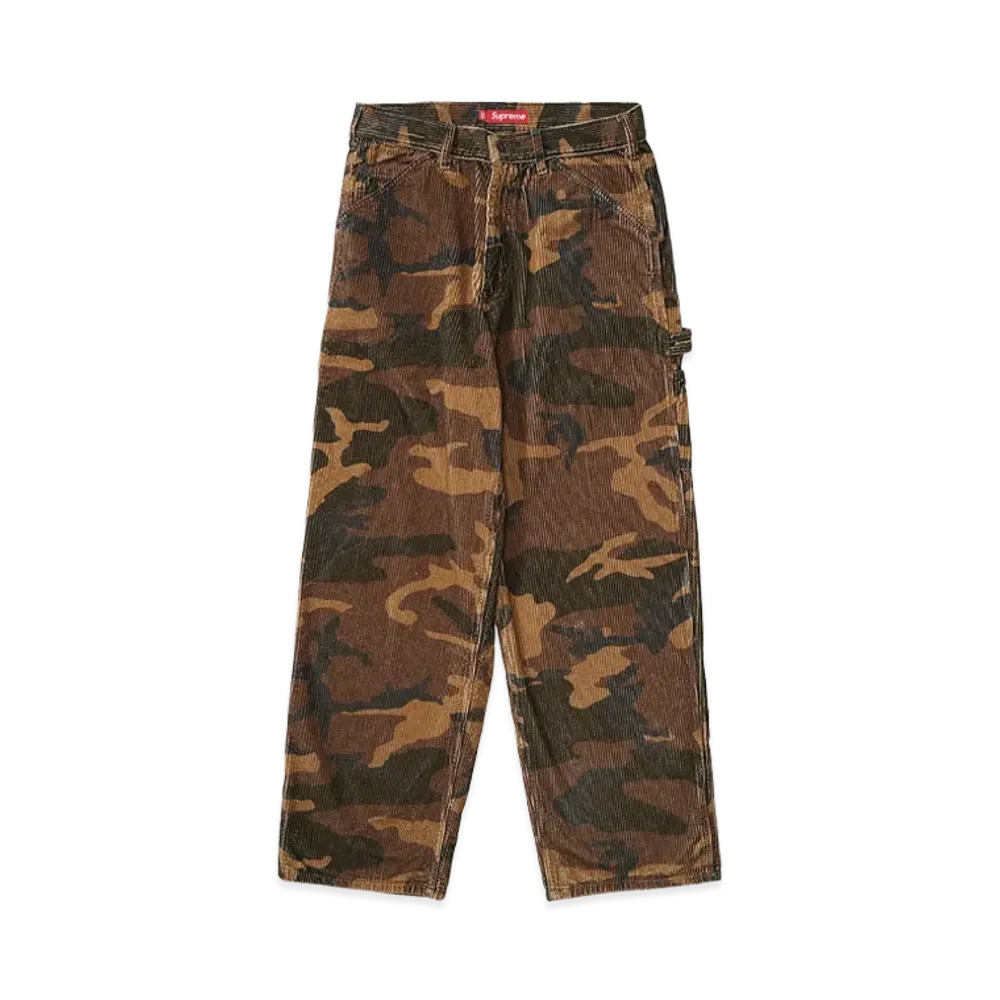 Supreme Wide Wale Corduroy Painter Pant "Woodland Camo"