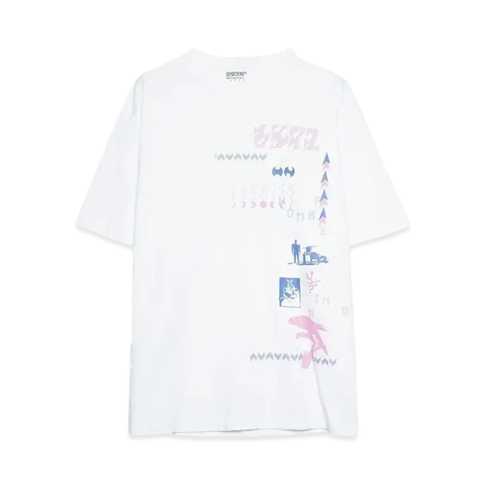 HOMBRE Nino S/S PRINT TEE (CREATURE) "WHITE"
