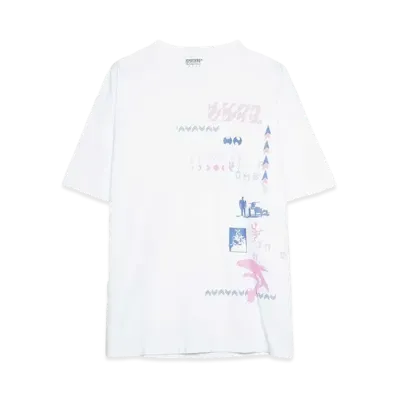 HOMBRE Nino S/S PRINT TEE (CREATURE) "WHITE"