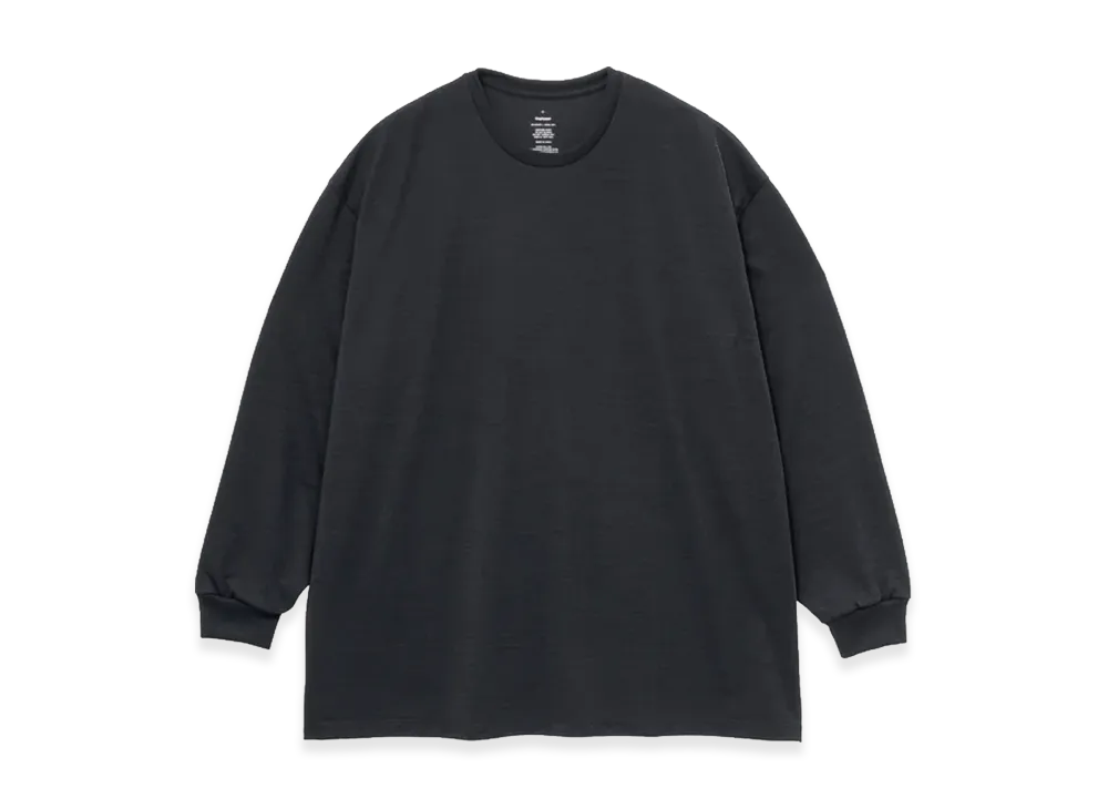 Graphpaper Wool Cordura L/S Tee "Black"