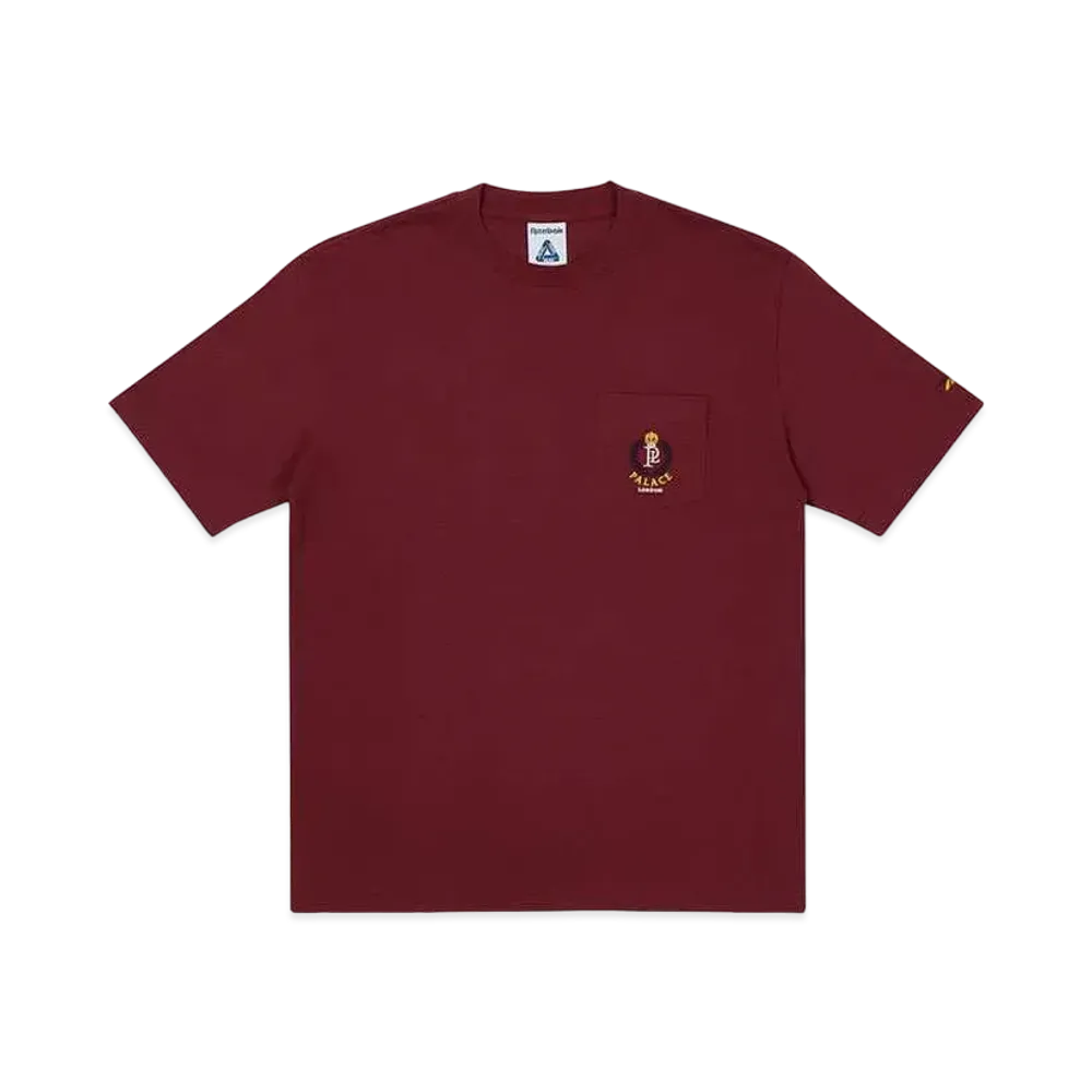 PALACE Reebok NPC Pocket T-Shirt "Burgundy"