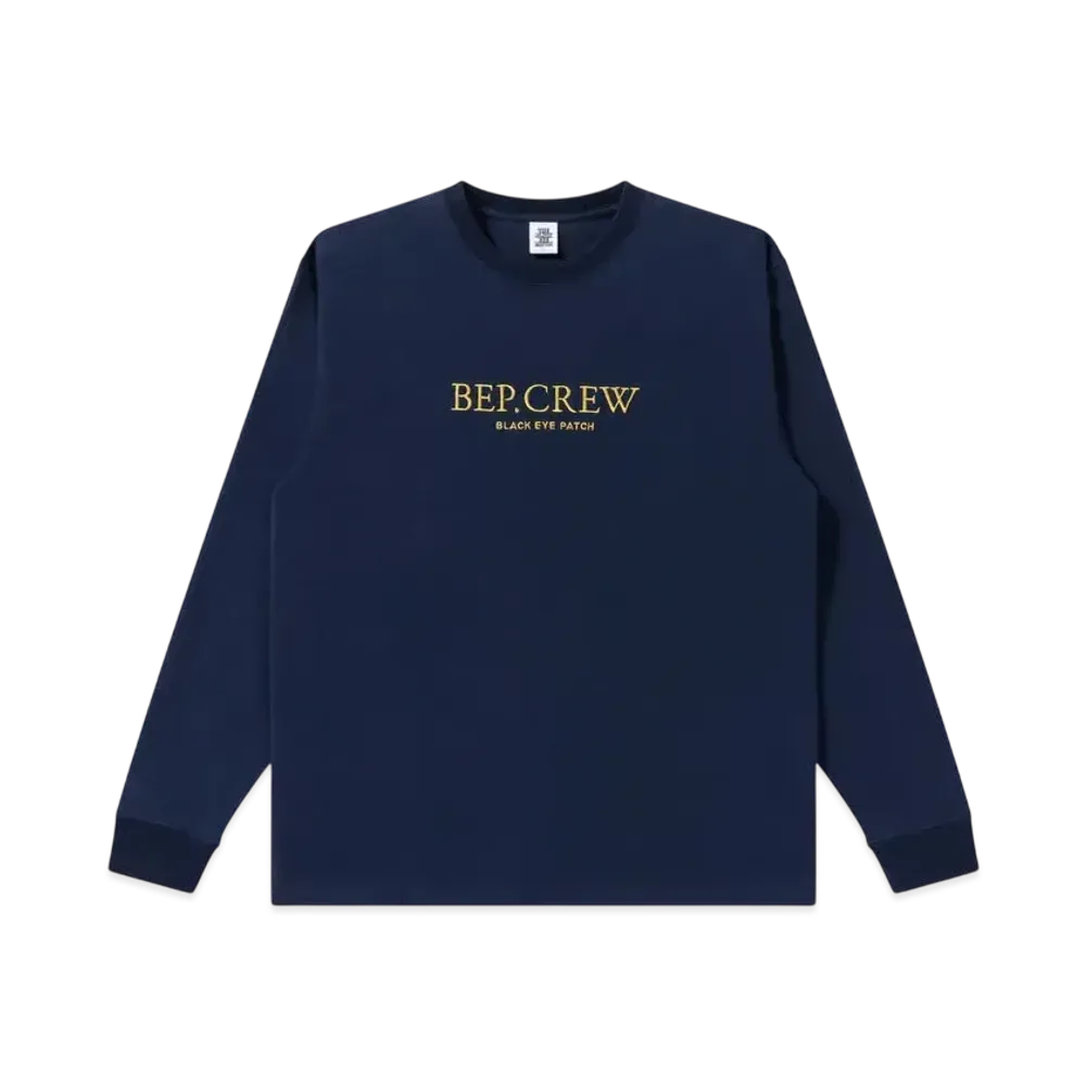 Blackeyepatch Bep Crew LOGo L/S Tee "Navy"