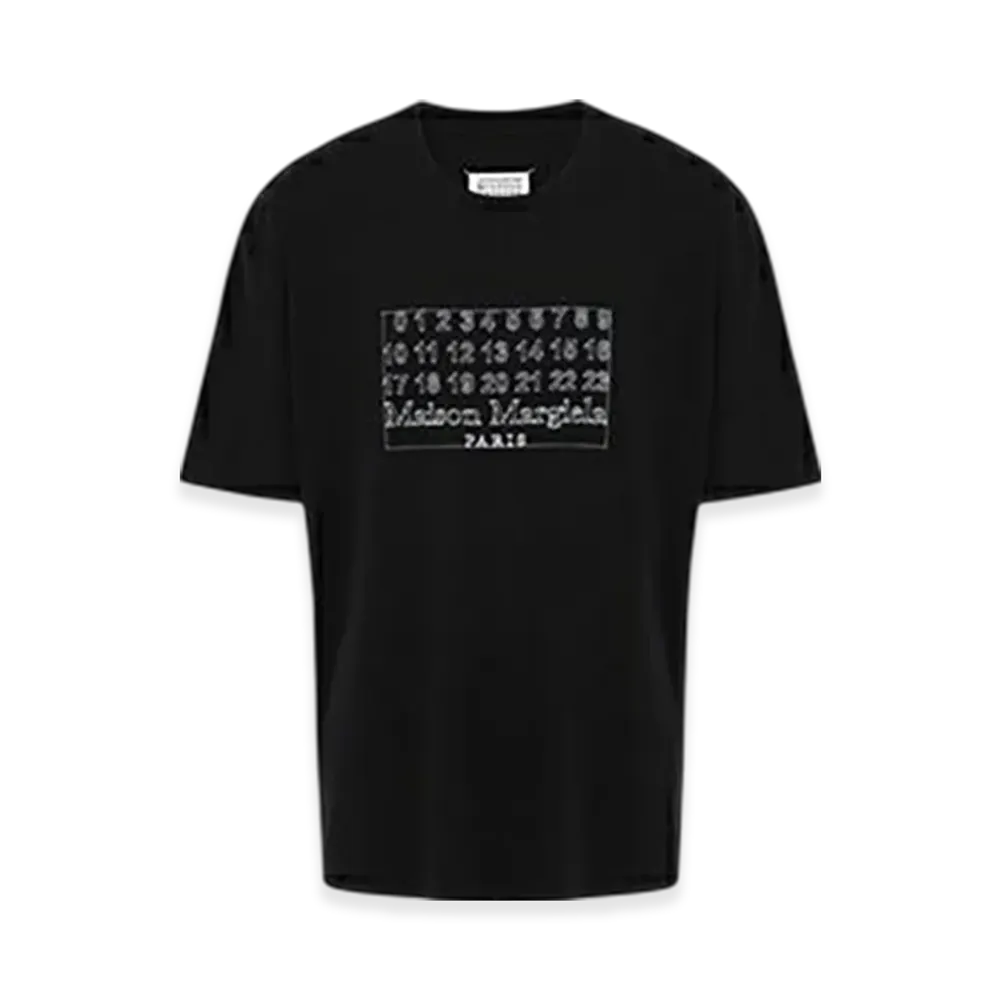 メゾンマルジェラ カレンダーロゴ オーバーサイズ Tシャツ 