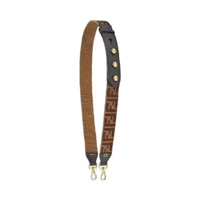 FENDI Strap You Fabric Shoulder Strap "Brown"