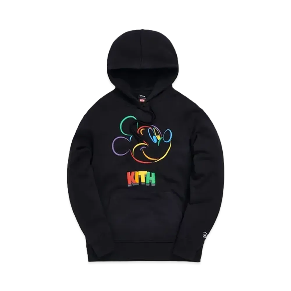 KITH Disney 60s Abstract Mickey Hoodie "Black"