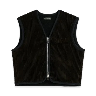 OUR LEGACY Top Vest "Profound Brown Mammoth Cord"