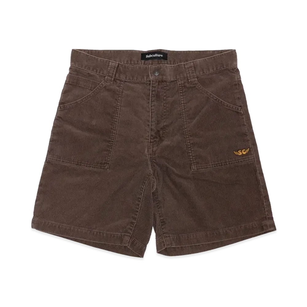 SubCulture 2026 Corduroy Shorts "Brown"