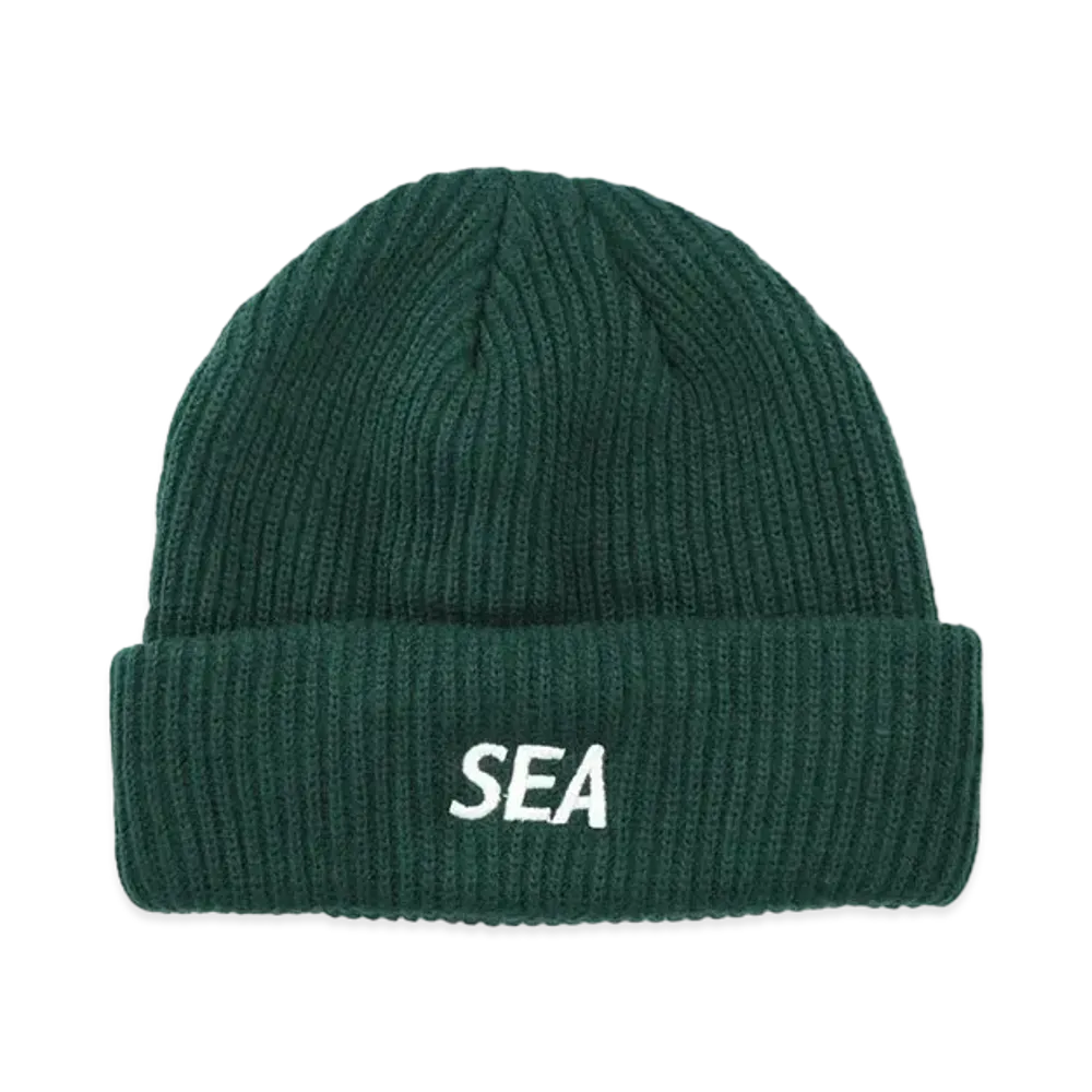 WIND AND SEA Sea Knit Cap "Green"