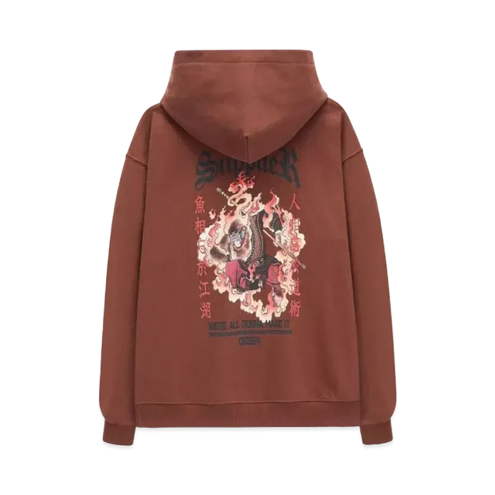 SUPPLIER Wagmi Goku Hoodie "Brown"