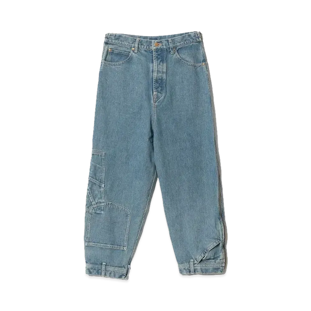 Lee x beautiful people Double-End Denim Riders-Painter Pants "Bleach"